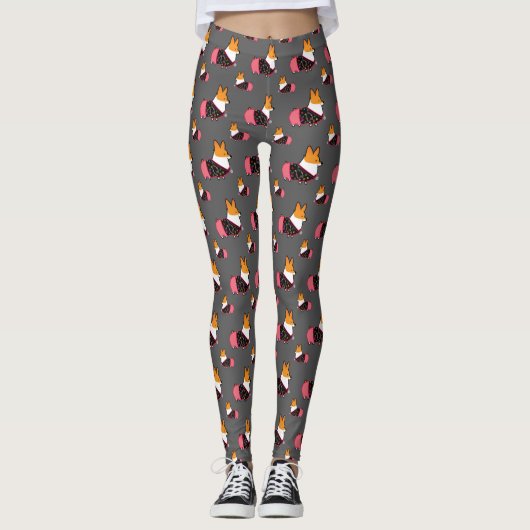 Krankenschwestercorgi-Leggings Leggings (Vorderseite)
