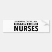 Krankenschwesterentwürfe Autoaufkleber (Vorne)