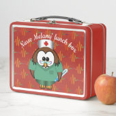 Krankenschwestereule - Metalllunchbox Metall Lunch Box (Beispiel)