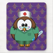 Krankenschwestereule Mousepad (Vorne)