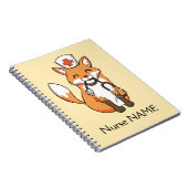 KrankenschwesterFox, der niedliches Notizblock (Rechte Seite)