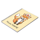 KrankenschwesterFox, der niedliches Notizblock (Linke Seite)