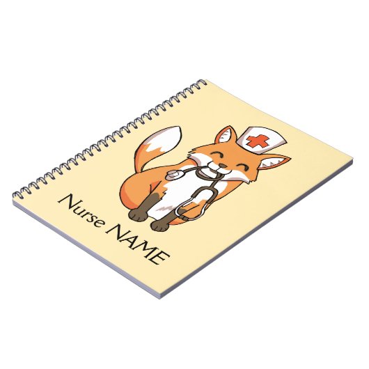 KrankenschwesterFox, der niedliches Notizblock (Linke Seite)