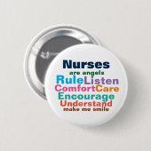 Krankenschwestergeschenkknöpfe Button (Vorne & Hinten)