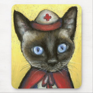 Krankenschwesterkatze Mousepad