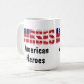 Krankenschwestern, amerikanische Helden Kaffeetasse (Vorderseite Links)