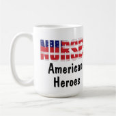 Krankenschwestern, amerikanische Helden Kaffeetasse (Links)