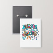 Krankenschwestern bestimmen Button (Vorderseite/Rückseite)