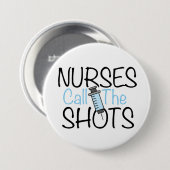 Krankenschwestern bestimmen Knöpfe Button (Vorne & Hinten)
