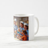 Krankenschwestern brauen Hoffnung, Ärzte pour care Kaffeetasse (VorderseiteRechts)