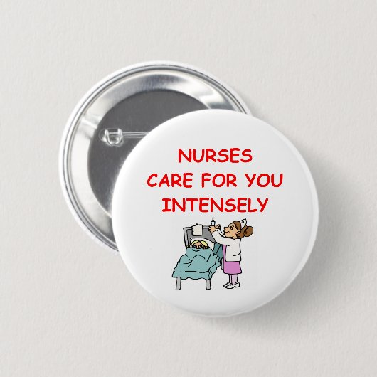 Krankenschwestern Button (Vorne & Hinten)