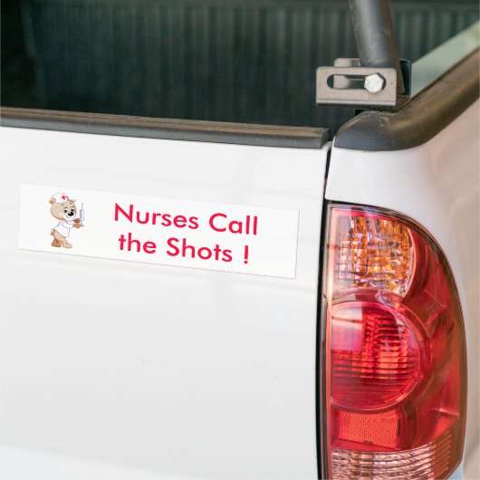 Krankenschwestern Callthe Schüsse - Autoaufkleber (Auf Lkw)