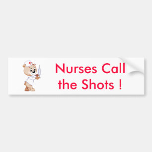 Krankenschwestern Callthe Schüsse - Autoaufkleber