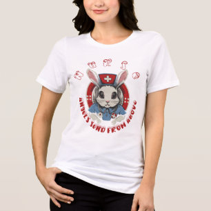 Krankenschwestern: Engel von oben geschickt Tri-Blend Shirt
