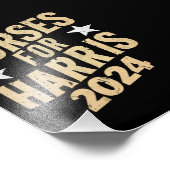 Krankenschwestern für Harris 2024 USA Fotodruck (Ecke)