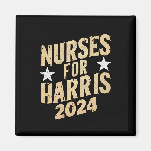 Krankenschwestern für Harris 2024 USA Magnet (Vorne)