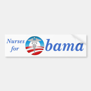 Krankenschwestern für Obama 2012 Autoaufkleber