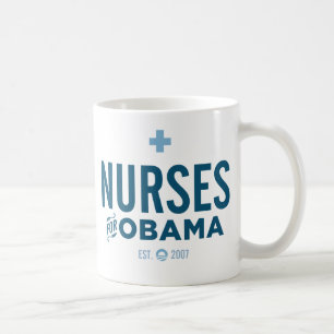 Krankenschwestern für Obama Kaffeetasse