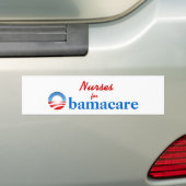 Krankenschwestern für Obamacare Autoaufkleber (Auf Auto)
