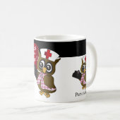 Krankenschwestern geben Hoot! Nurse Owl   Kaffeetasse (VorderseiteRechts)