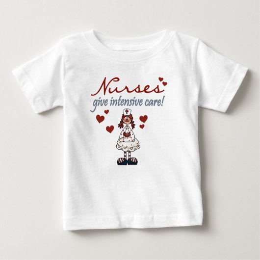 Krankenschwestern geben intensive Sorgfalt-T - Baby T-shirt (Vorderseite)