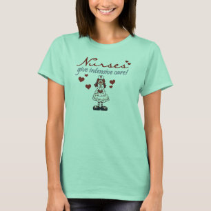 Krankenschwestern geben intensive Sorgfalt-T - T-Shirt