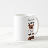 Krankenschwestern Grin and Bear It Kaffeetasse (VorderseiteRechts)