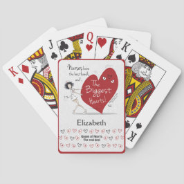 Krankenschwestern, größte Königin der Spielkarten