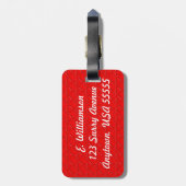 Krankenschwestern haben Herz-Rot-Herzen Gepäckanhänger (Rückseite vertikal)