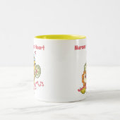 Krankenschwestern haben Herz-Tasse Zweifarbige Tasse (Mittel)