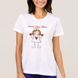 Krankenschwestern haben herzliche T - Shirt und Ge