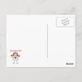 Krankenschwestern haben herzliche T - Shirt und Ge Postkarte (Rückseite)