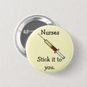 Krankenschwestern halten sie an den Knopf Button (Vorne & Hinten)