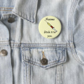 Krankenschwestern halten sie an den Knopf Button (Beispiel)
