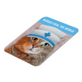 Krankenschwestern heilen die Welt Magnet (Linke Seite)