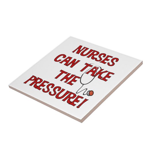 Krankenschwestern können den Druck ausüben Fliese (Seite)