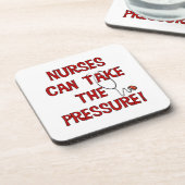 Krankenschwestern können den Druck ausüben Getränkeuntersetzer (Linke Seite)