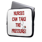 Krankenschwestern können den Druck ausüben Laptopschutzhülle (Vorderseite Links)