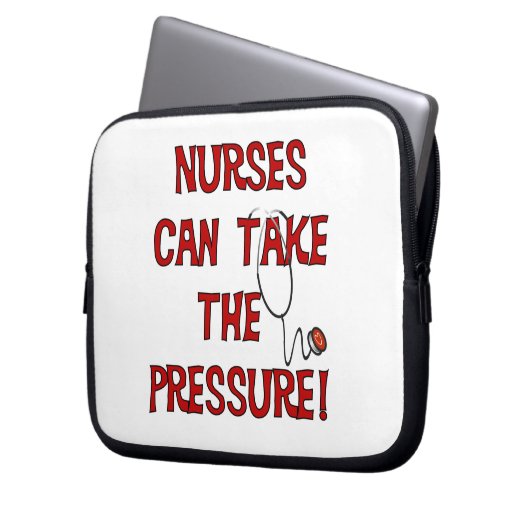 Krankenschwestern können den Druck ausüben Laptopschutzhülle (Vorderseite Links)