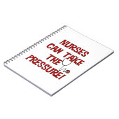 Krankenschwestern können den Druck ausüben Notizblock (Linke Seite)