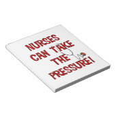 Krankenschwestern können den Druck ausüben Notizblock (angewinkelt)