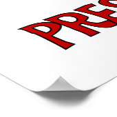 Krankenschwestern können den Druck ausüben Poster (Ecke)