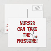 Krankenschwestern können den Druck ausüben Postkarte (Vorne/Hinten)