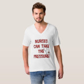 Krankenschwestern können den Druck ausüben T-Shirt (Vorne ganz)
