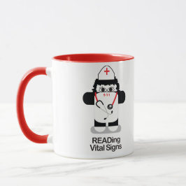 Krankenschwestern LASEN Lebenszeichen Tasse