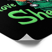Krankenschwestern lieben Schabernack – St. Patrick Poster (Ecke)