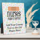 Krankenschwestern machen es besser, Bandage Fotoplatte (Seite)