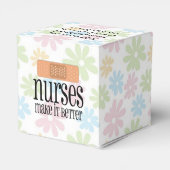 Krankenschwestern machen es besser, Niedlicher Kra Geschenkschachtel (Rückseite)