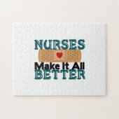 Krankenschwestern machen es besser puzzle (Horizontal)