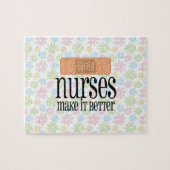 Krankenschwestern machen es besser, Verband Puzzle (Horizontal)